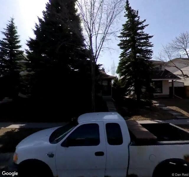 Street view of 895 Riverbend Drive SE, Calgary