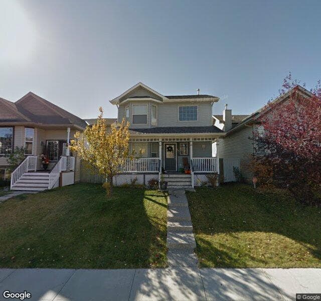 Street view of 45 Citadel Bluff Close NW, Calgary