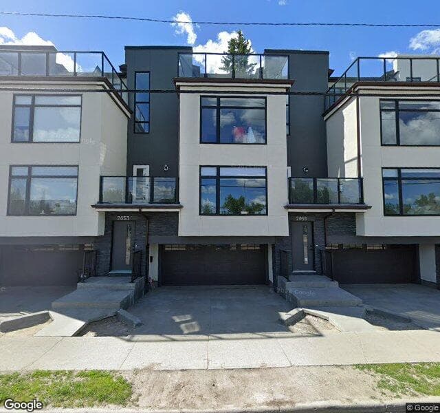 Street view of 2851 12 Avenue SW, Calgary