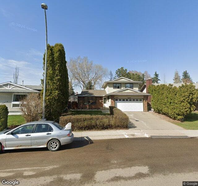 Street view of 18608 66 Avenue NW, Edmonton