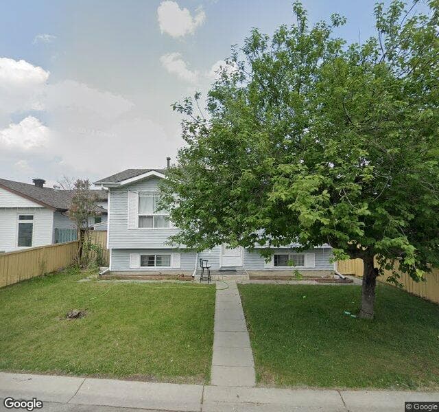 Street view of 72 Falton Close NE, Calgary