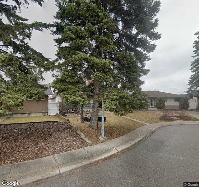 Street view of 9232 Academy Drive SE, Calgary