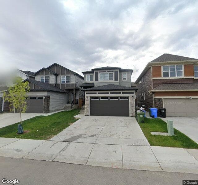Street view of 583 Savanna Landing NE, Calgary