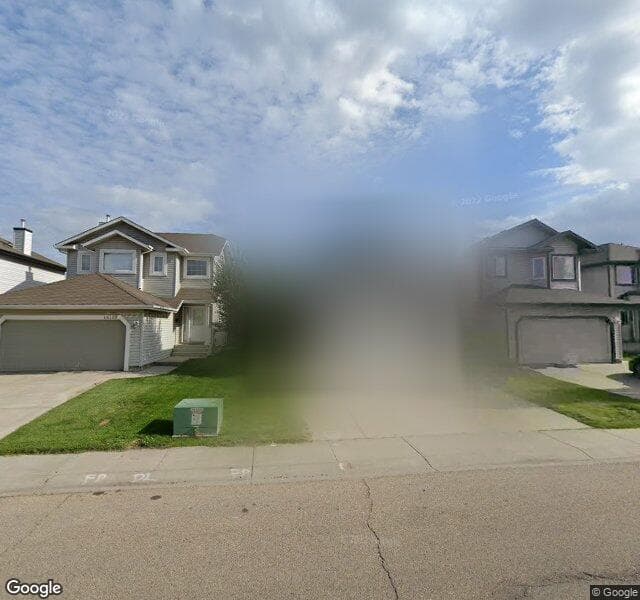 Street view of 16115 95 Street NW, Edmonton