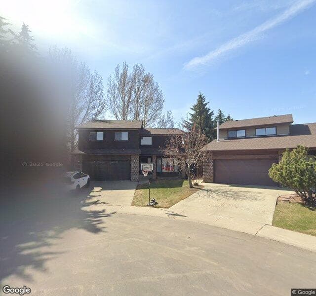 Street view of 7428 182 Street NW, Edmonton