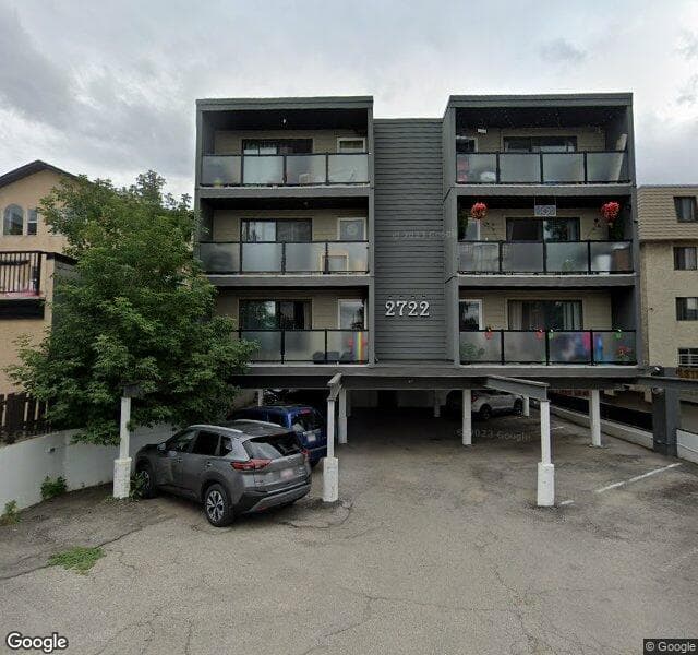 Street view of 302-2722 17 Avenue SW, Calgary