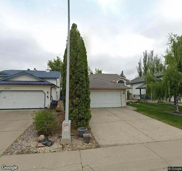 Street view of 17048 114 Street NW, Edmonton