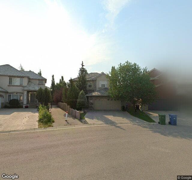 Street view of 933 Sierra Morena Court SW, Calgary