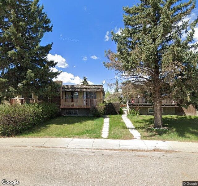 Street view of 6515 58 Street NW, Calgary