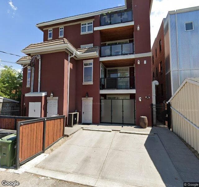 Street view of 101-828 Memorial Drive NW, Calgary