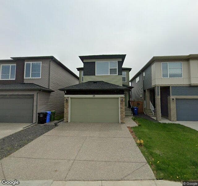 Street view of 25 Walcrest Way SE, Calgary