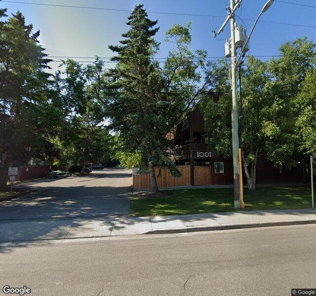 Street view of 105-1001 68 Avenue SW, Calgary