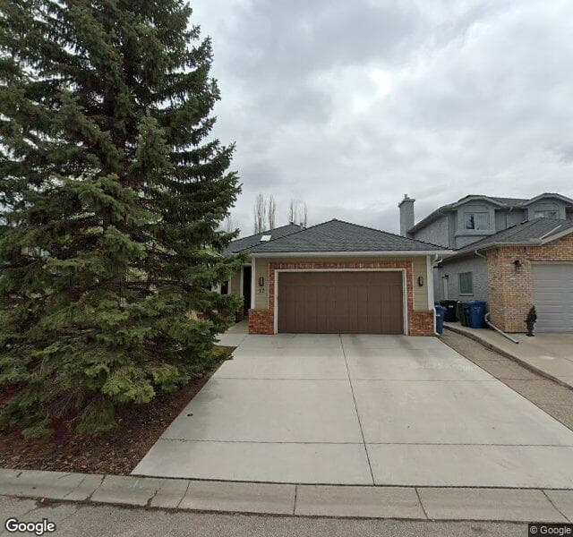 Street view of 17 Evergreen Gardens SW, Calgary