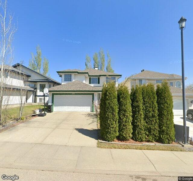 Street view of 113 Leigh Crescent NW, Edmonton