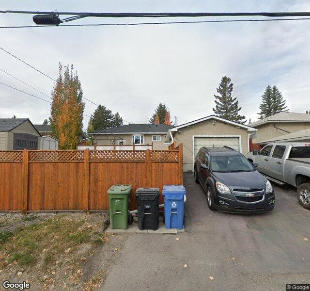 Street view of 4708 45 Street SW, Calgary