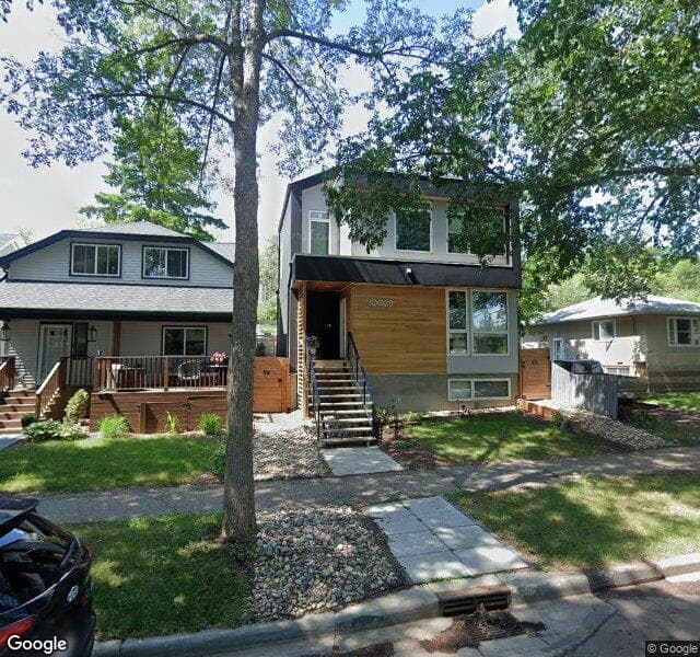 Street view of 10028 93 Street NW, Edmonton