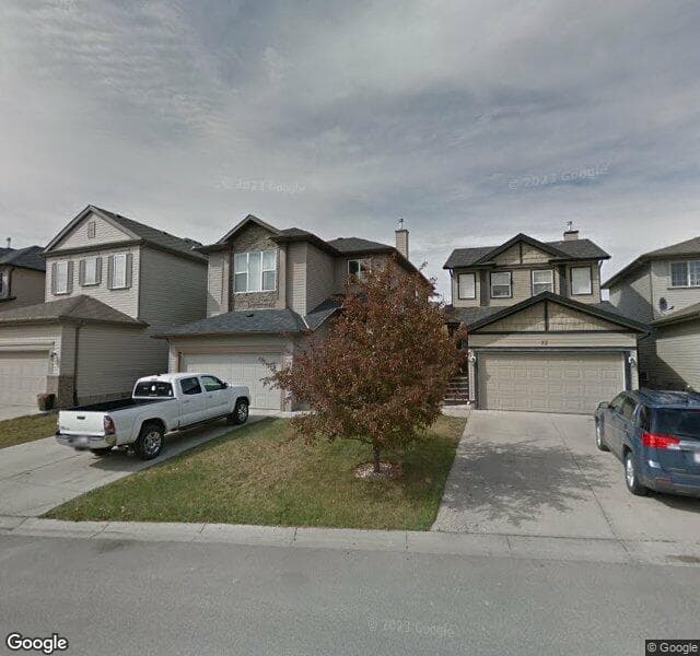 Street view of 68 Evansmeade Common NW, Calgary