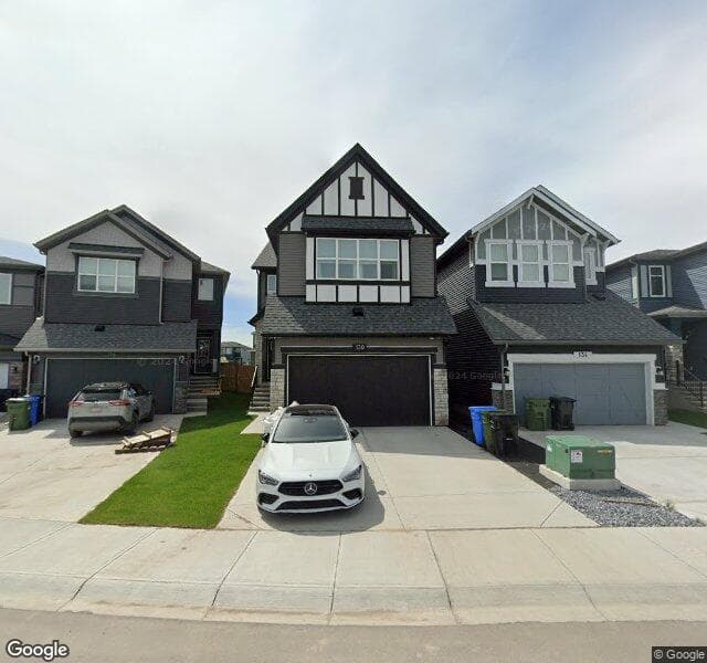 Street view of 130 Belmont Crescent SW, Calgary