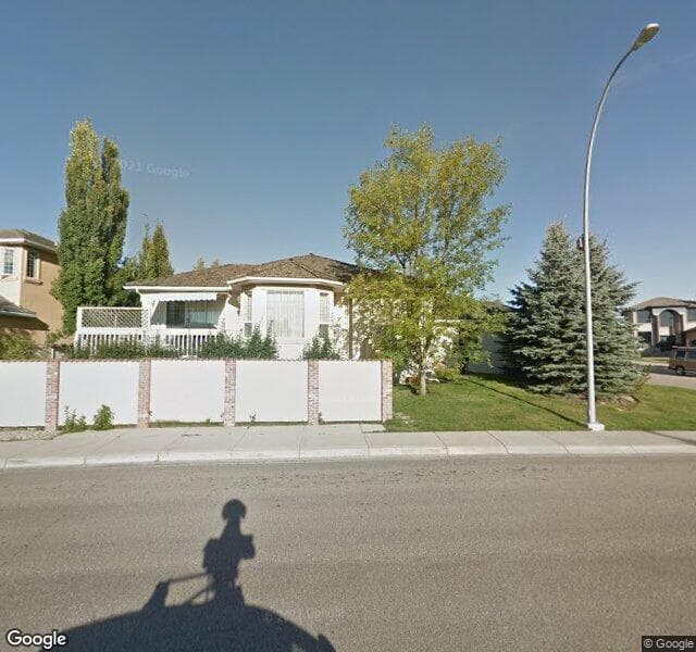 Street view of 25 Evergreen Cove SW, Calgary