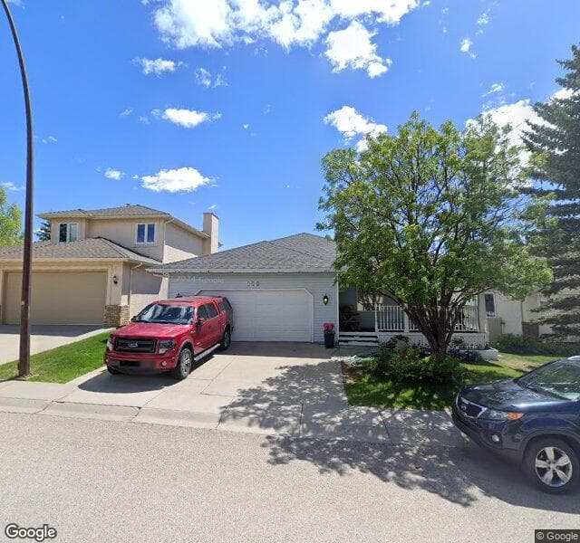 Street view of 129 Hawkdale Circle NW, Calgary