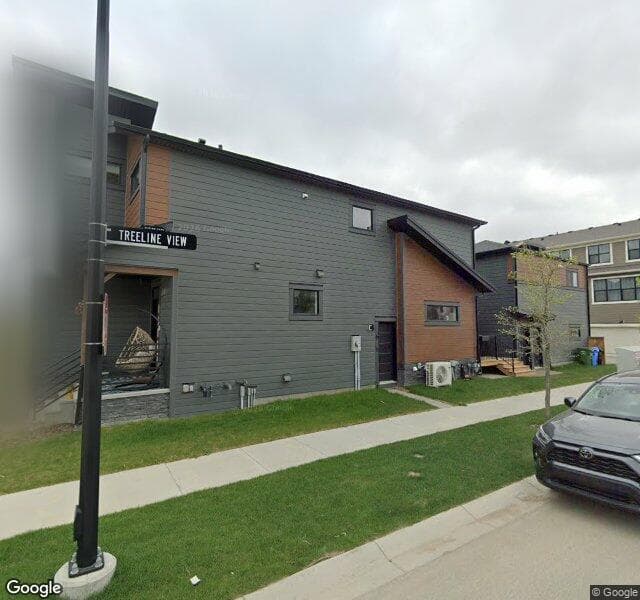 Street view of 145 Treeline Avenue SW, Calgary