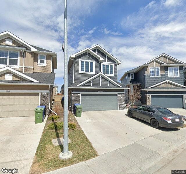 Street view of 130 Redstone Park NE, Calgary