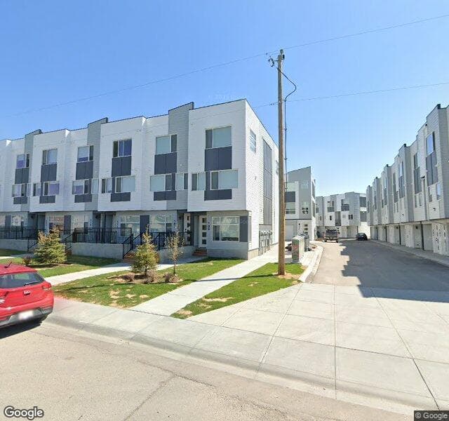 Street view of 504-101 Panatella Square NW, Calgary