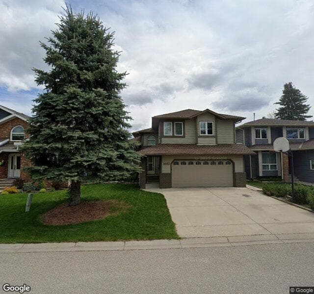 Street view of 1083 Deer River Circle SE, Calgary
