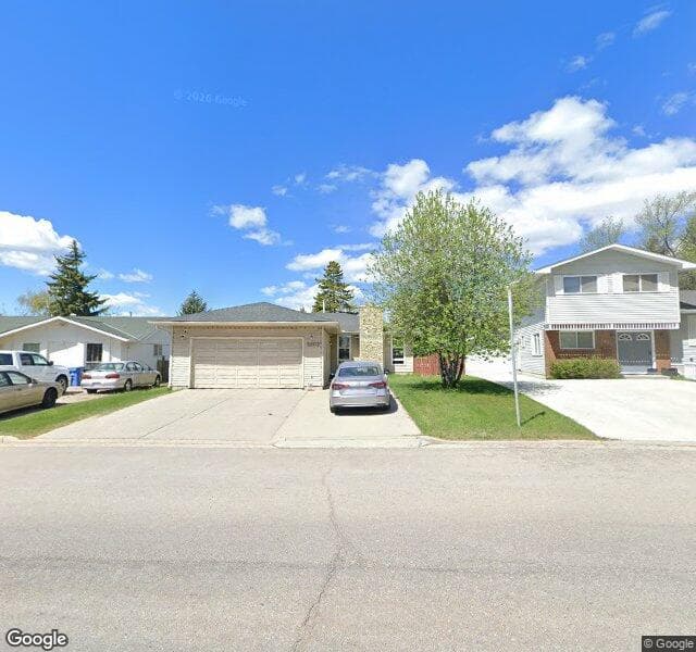 Street view of 5803 Dalhousie Drive NW, Calgary