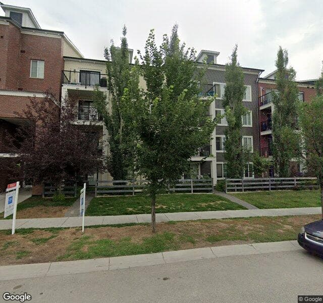 Street view of 6413-755 Copperpond Boulevard SE, Calgary