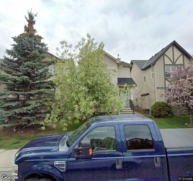 Street view of 224 Silverado Range Close SW, Calgary