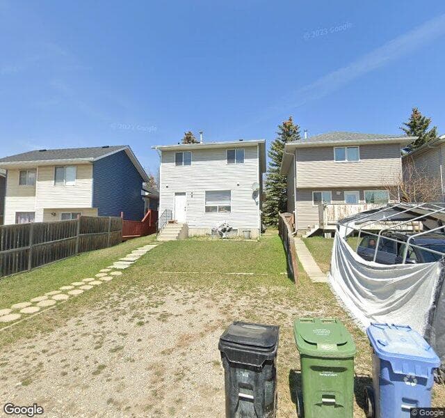Street view of 35 Martinwood Court NE, Calgary