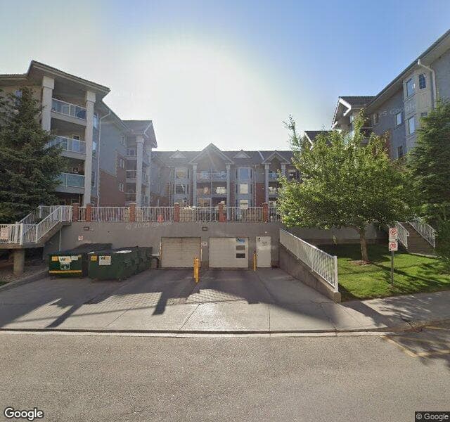 Street view of 108-8535 Bonaventure Drive SE, Calgary