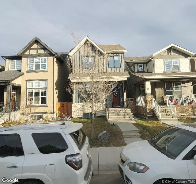 Street view of 32 Masters Manor SE, Calgary
