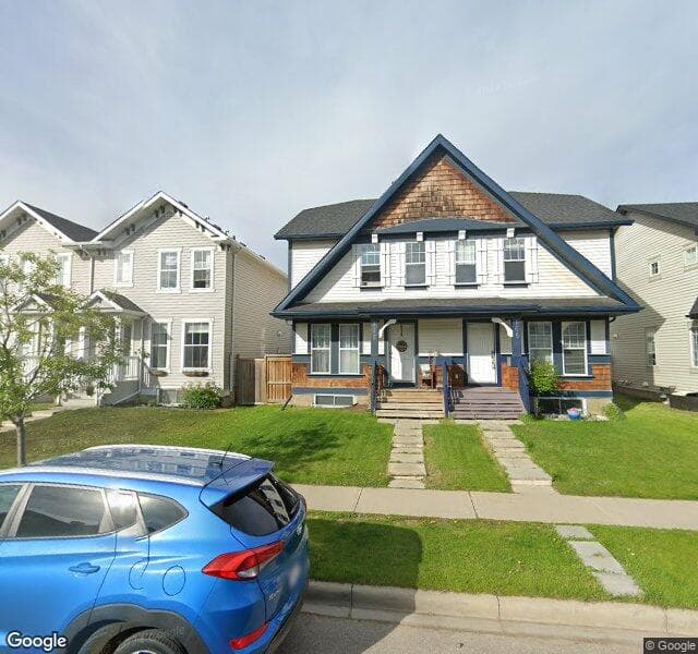 Street view of 172 Elgin Meadows Gardens SE, Calgary
