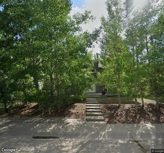 Street view of 3411 Button Road NW, Calgary