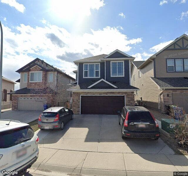 Street view of 447 Panatella Square NW, Calgary