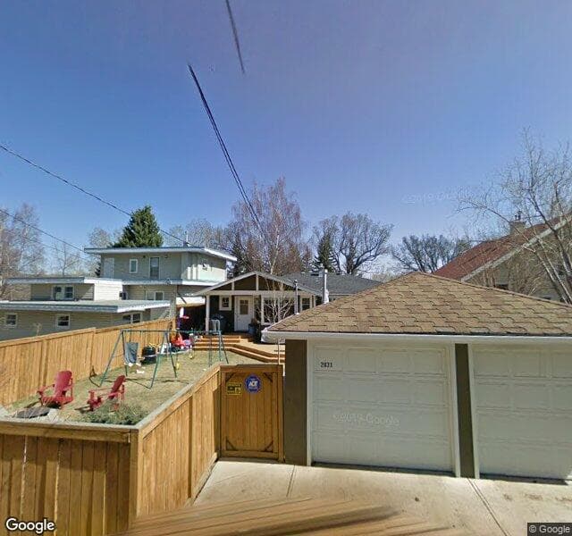 Street view of 2831 Canmore Road NW, Calgary