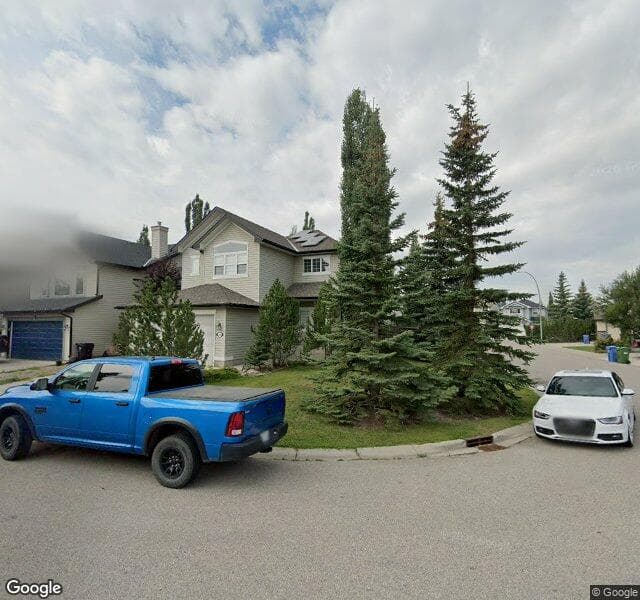 Street view of 236 Valley Crest Close NW, Calgary