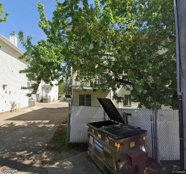 Street view of 4-11718 97 Street NW, Edmonton