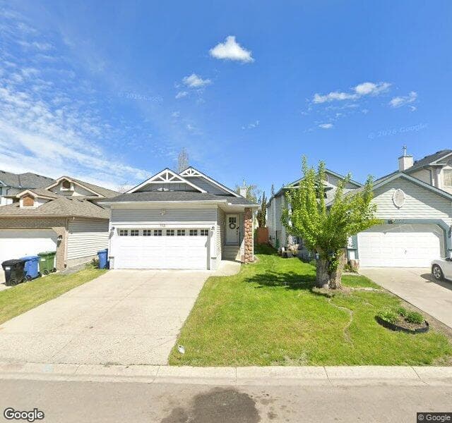 Street view of 116 Mount Apex Green SE, Calgary