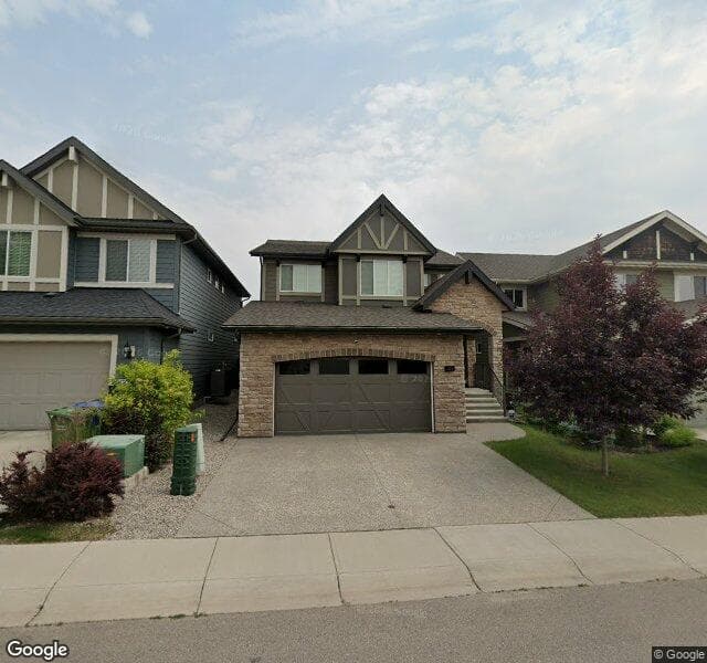 Street view of 123 Cranbrook Place SE, Calgary