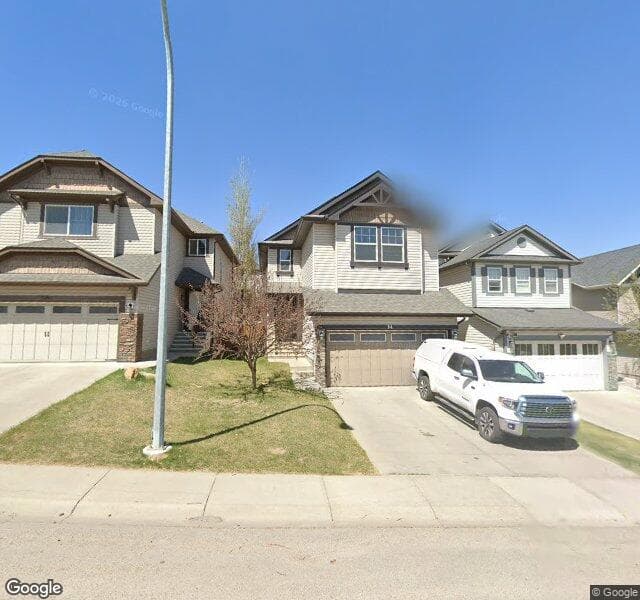 Street view of 54 Sage Valley Manor NW, Calgary