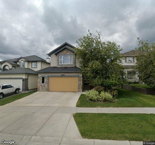 Street view of 487 Rocky Ridge Drive NW, Calgary