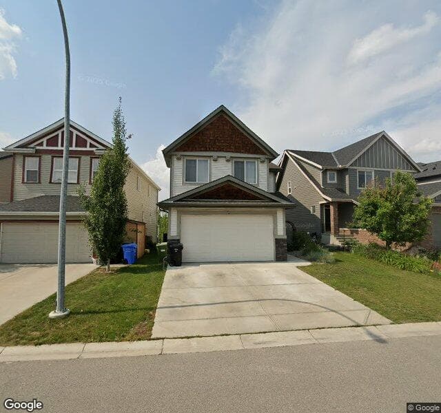 Street view of 232 Copperpond Circle SE, Calgary