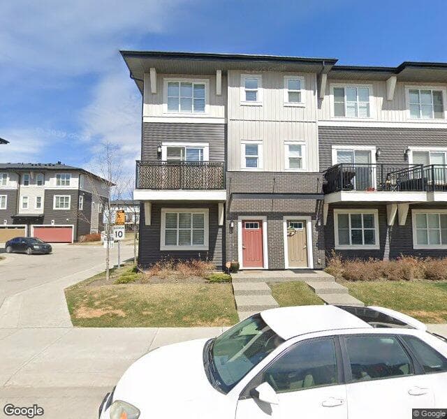 Street view of 46 Cornerstone Manor NE, Calgary