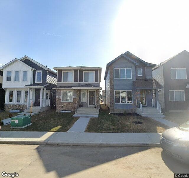 Street view of 17343 6 Street NE, Edmonton