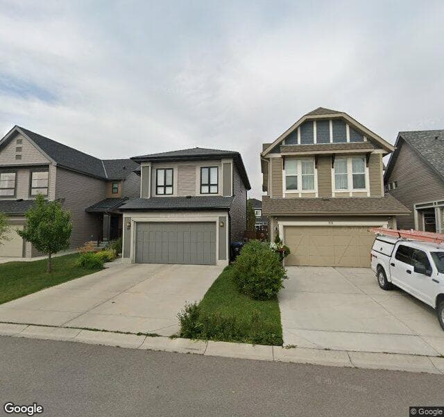 Street view of 69 Copperpond Street SE, Calgary