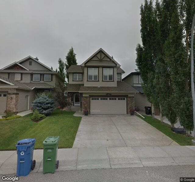 Street view of 34 Chaparral Grove SE, Calgary