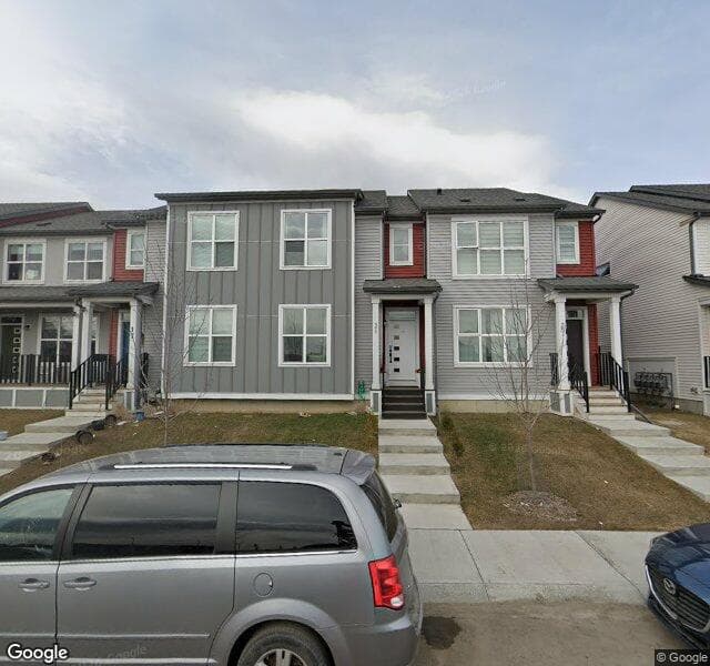 Street view of 21 Savanna Manor NE, Calgary